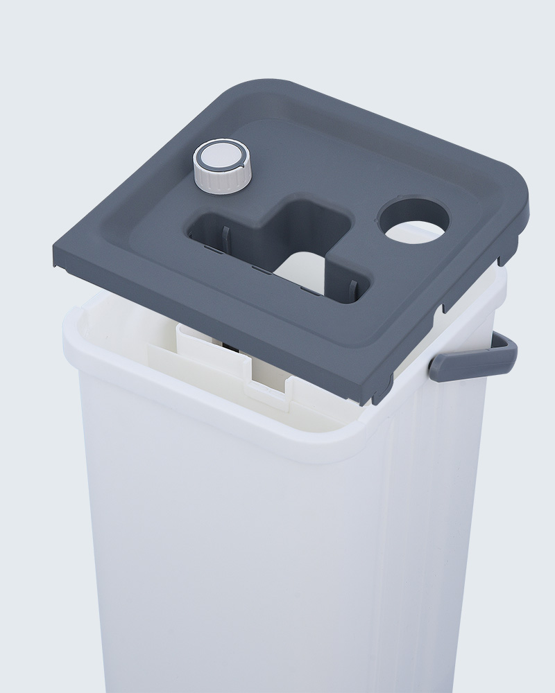 Socraigh Buicéad Mop Scartha Uisce Glan agus Salach